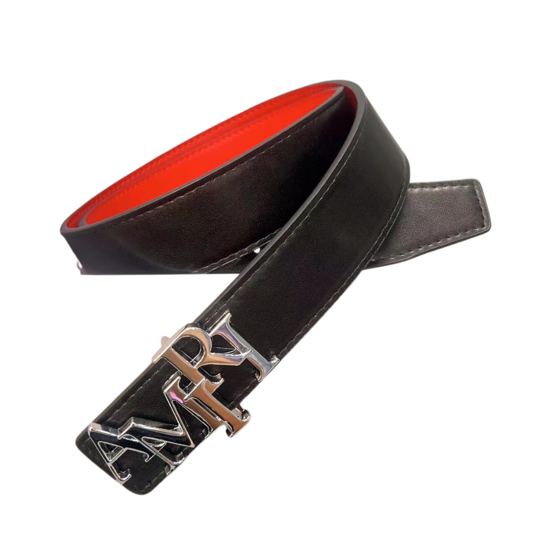 Curea AMIRI reversible – Rosu/Negru
