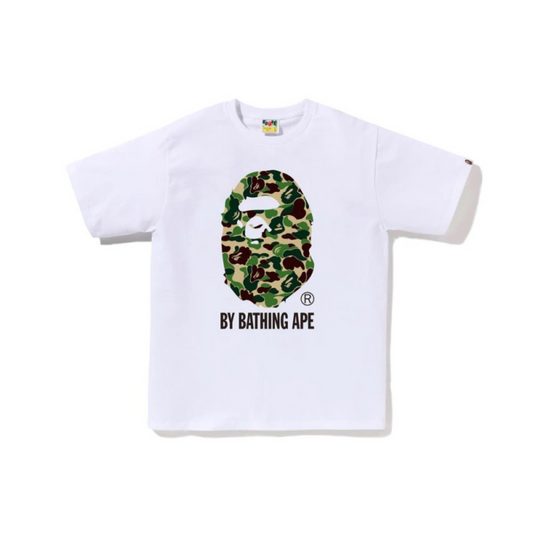 Tricou Bape ABC Camo – Alb/Verde