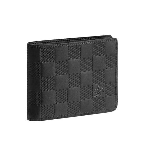 Portofel LV Square – Negru relief