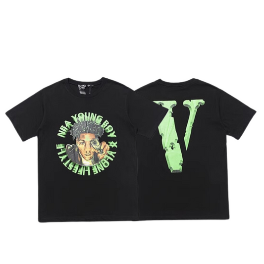 Tricou Vlone X NBA YoungBoy – Negru