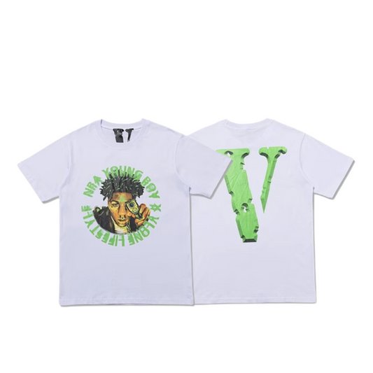 Tricou Vlone X NBA YoungBoy – Alb